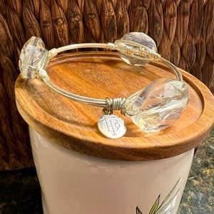 NWOT Bourbon and Boweties Clear Bracelet